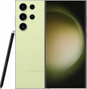Смартфон Samsung Galaxy S23 Ultra 12/1 ТБ, Dual: nano SIM + eSIM, лаймовый