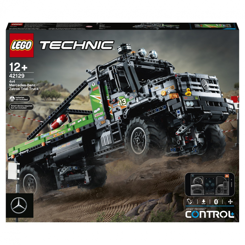 Конструктор LEGO Technic 42129 Полноприводный грузовик-внедорожник Mercedes-Benz Zetros