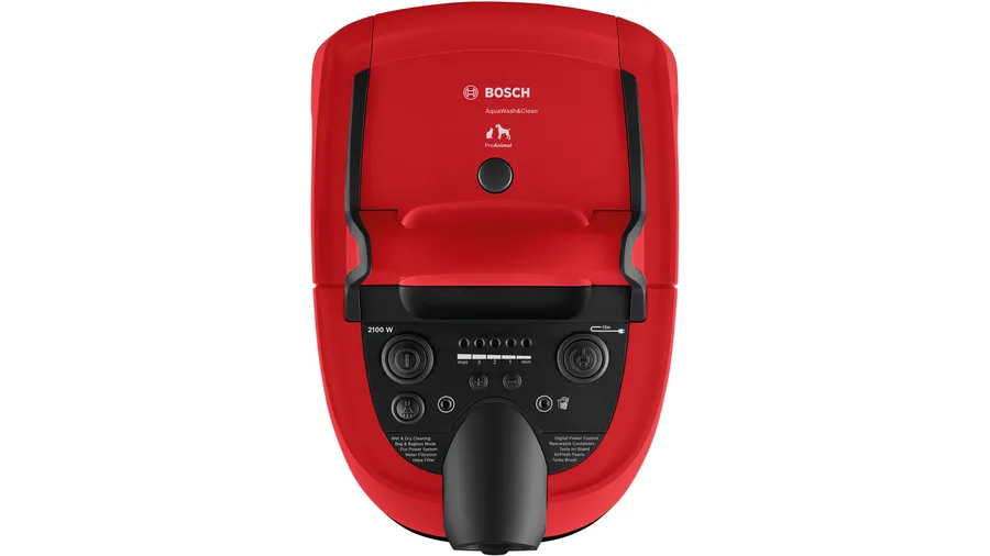 Пылесос Bosch BWD421PET, красный/черный