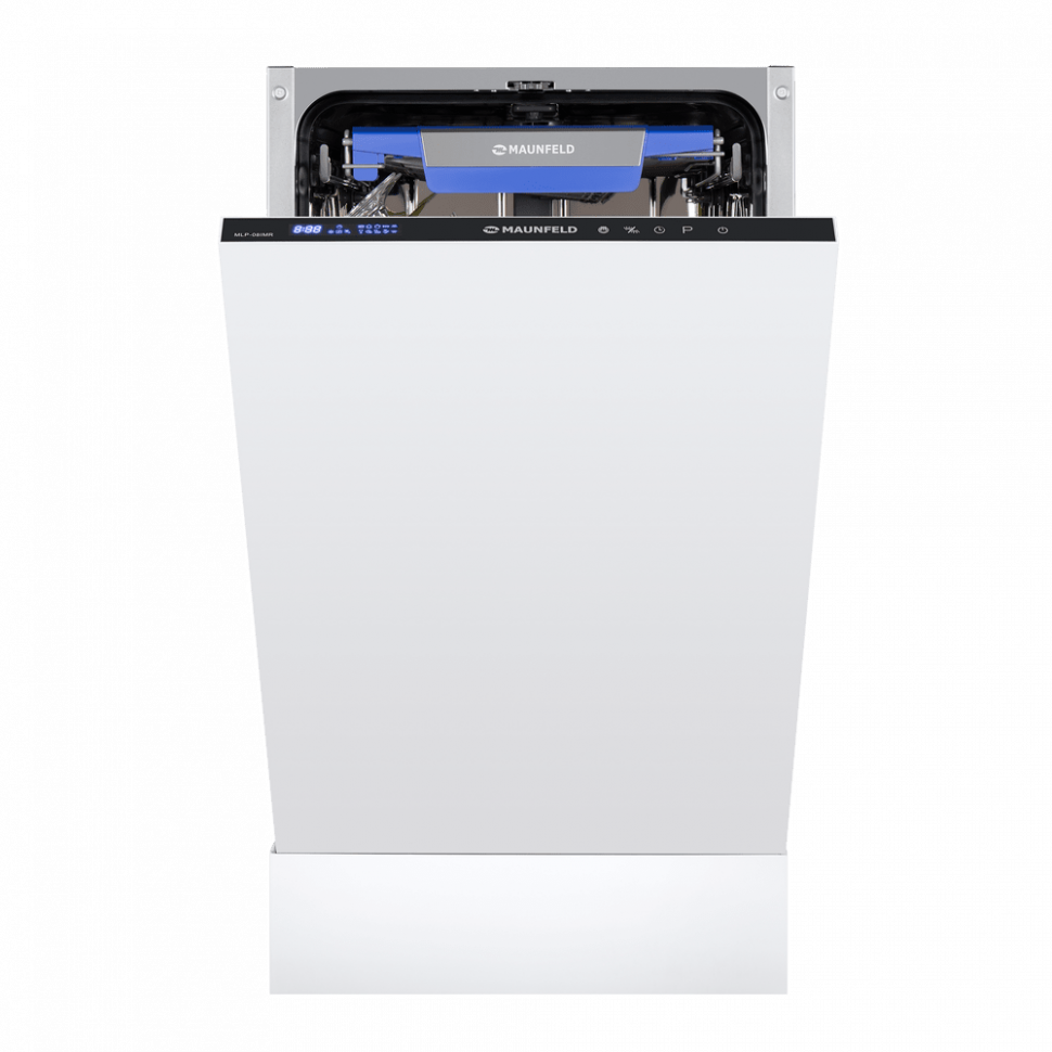 Посудомоечная машина с турбосушкой и лучом на полу MAUNFELD MLP-08IMR
