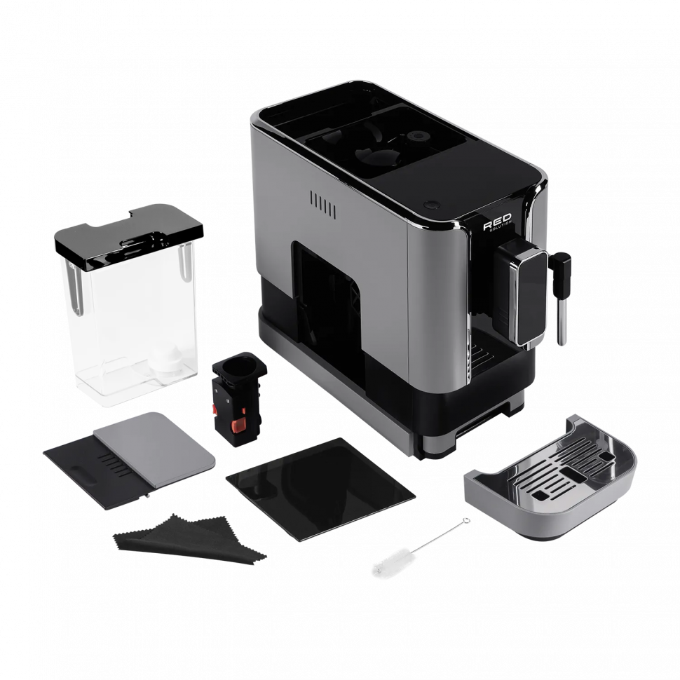 Кофемашина RED solution Indi RCM-1540, Черный/металл