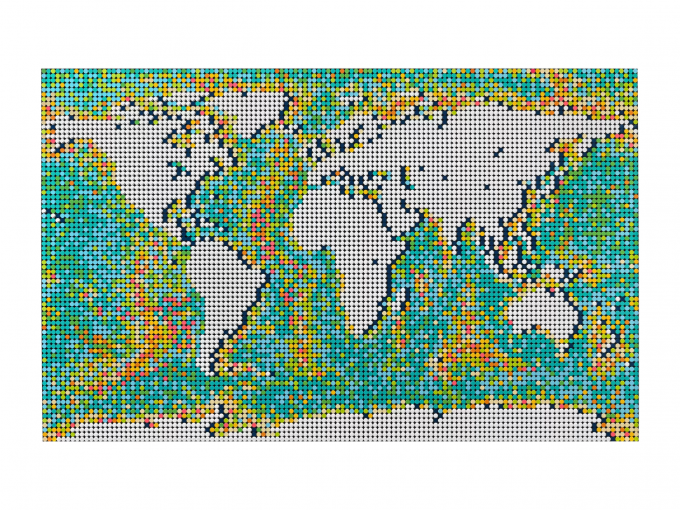 Конструктор LEGO ART 31203 Карта мира