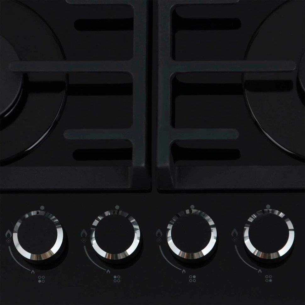 Газовая варочная панель Haier HHX-G64CNB, черный