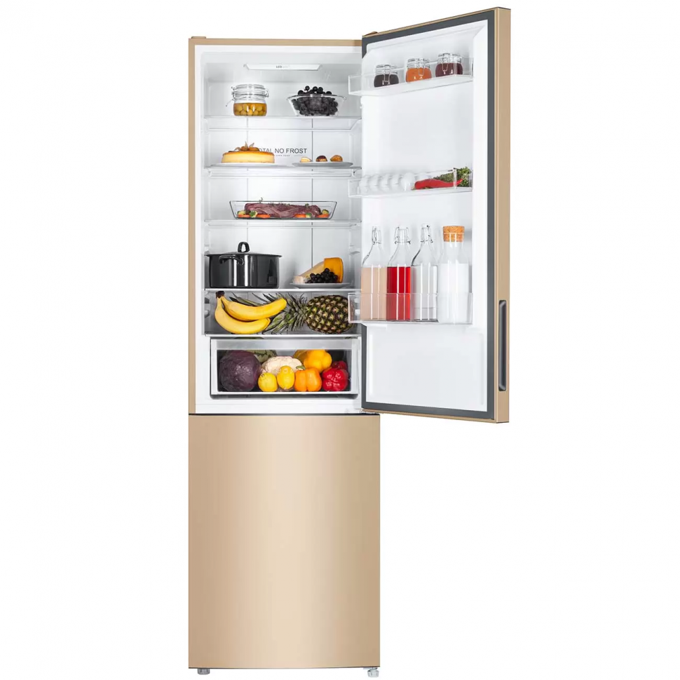 Холодильник Haier CEF537AGG, золотистый