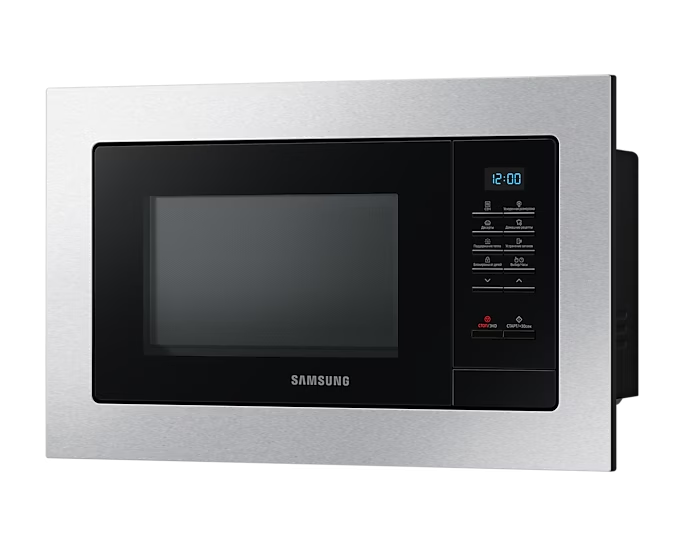 Микроволновая печь встраиваемая Samsung MS20A7013AT, серебристый/черный