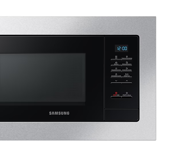 Микроволновая печь встраиваемая Samsung MS20A7013AT, серебристый/черный