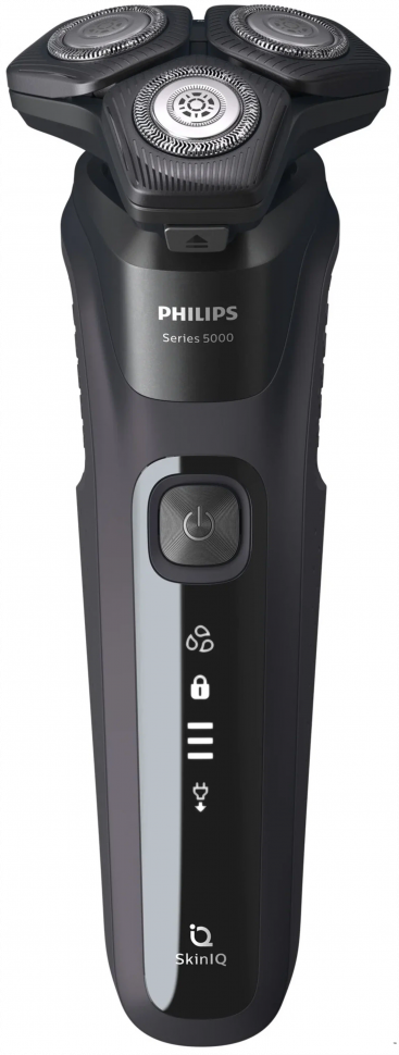 Электробритва Philips Умная электробритва для сухого и влажного бритья Philips Series 5000 SkinIQ S5588/38, черный