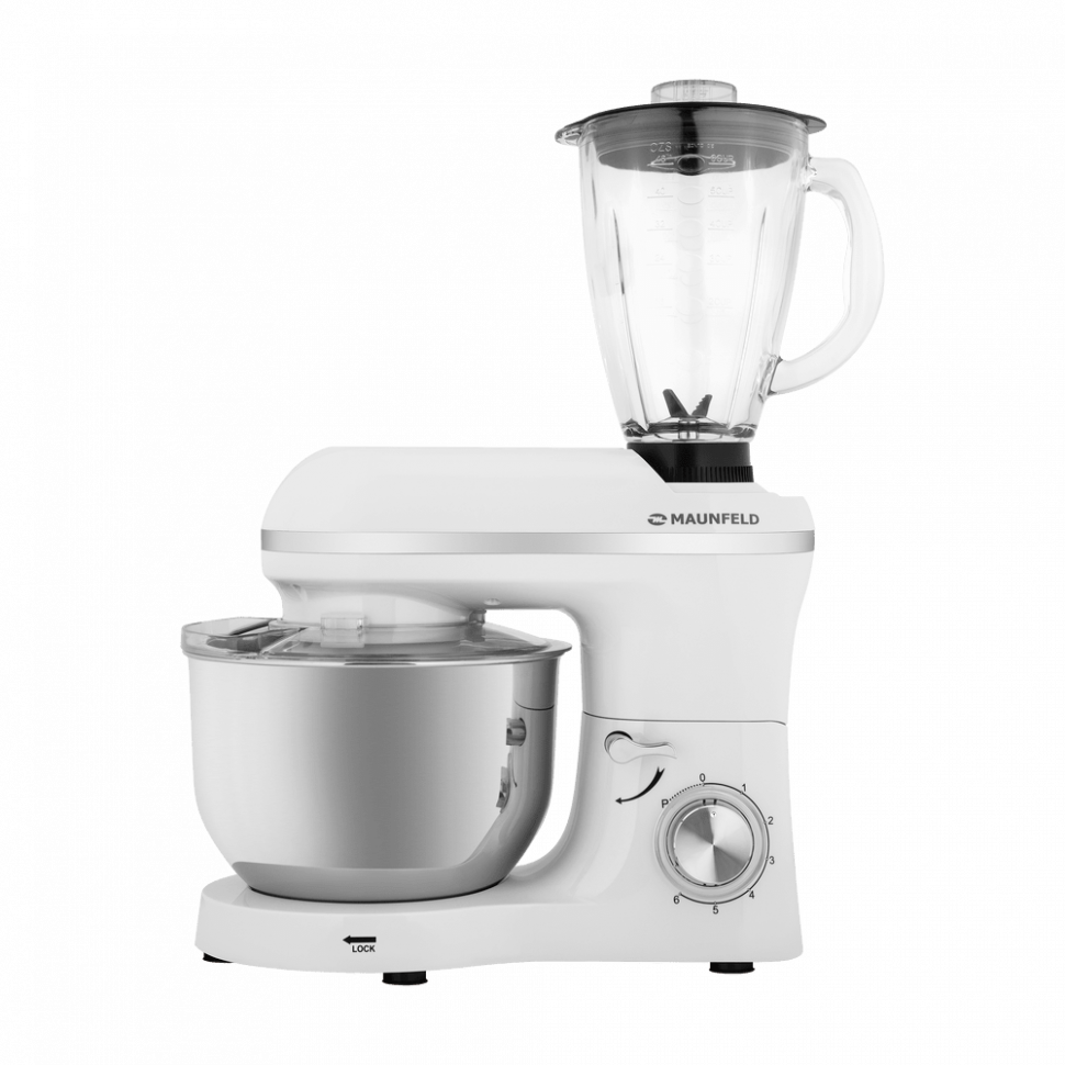Кухонный комбайн 2 в 1 MAUNFELD MF-435WH PRO