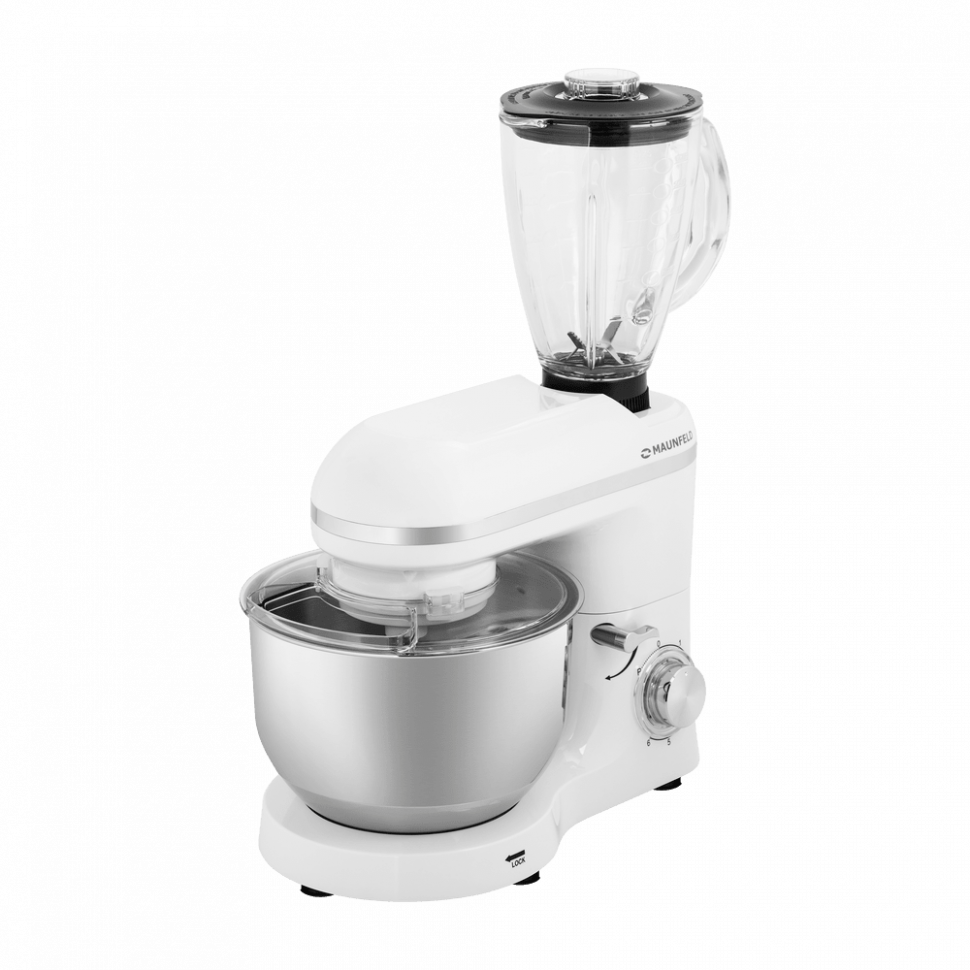 Кухонный комбайн 2 в 1 MAUNFELD MF-435WH PRO