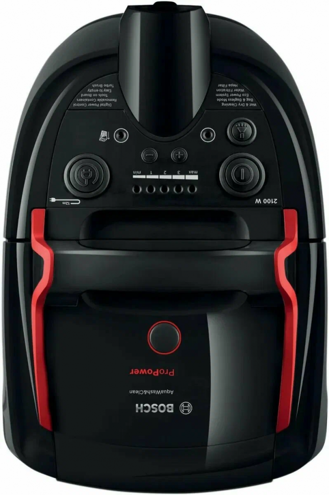 Пылесос BOSCH BWD421POW, черный