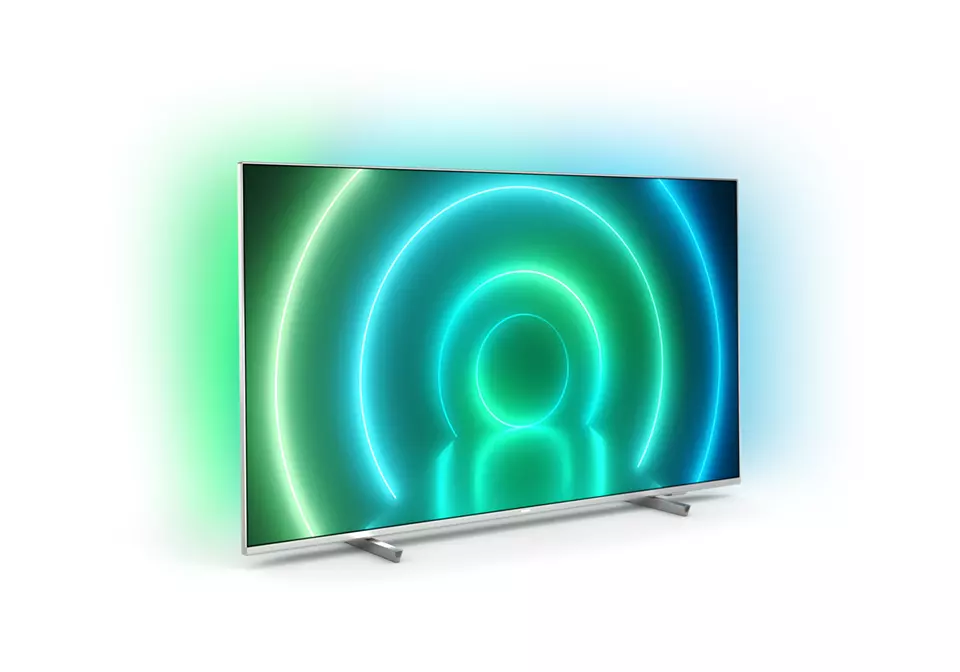 Телевизор Philips 70PUS7956/60 HDR (2021), серебристый