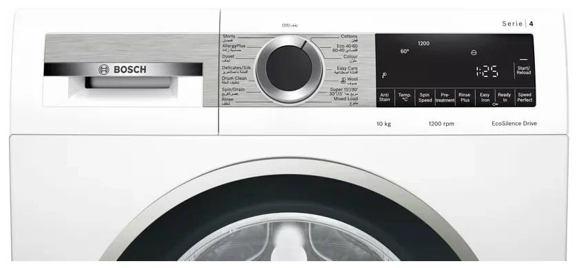 Стиральная машина BOSCH WGA252X0GC Series 4, белый