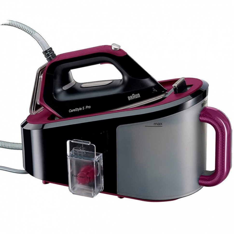 Парогенератор Braun CareStyle 5 IS5155 черный/сиреневый