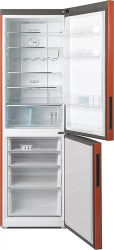 Холодильник Haier C2F636CORG, оранжевый
