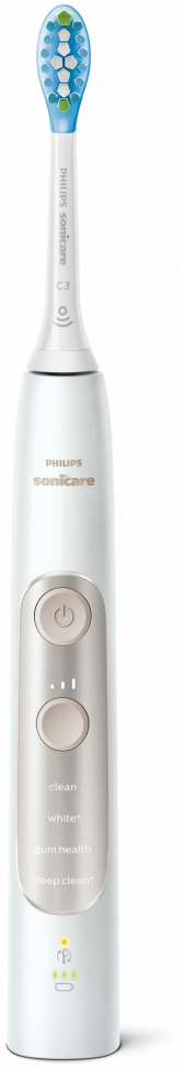 Электрическая зубная щетка Philips Sonicare ExpertClean 7500 HX9691/02, белый/золотой