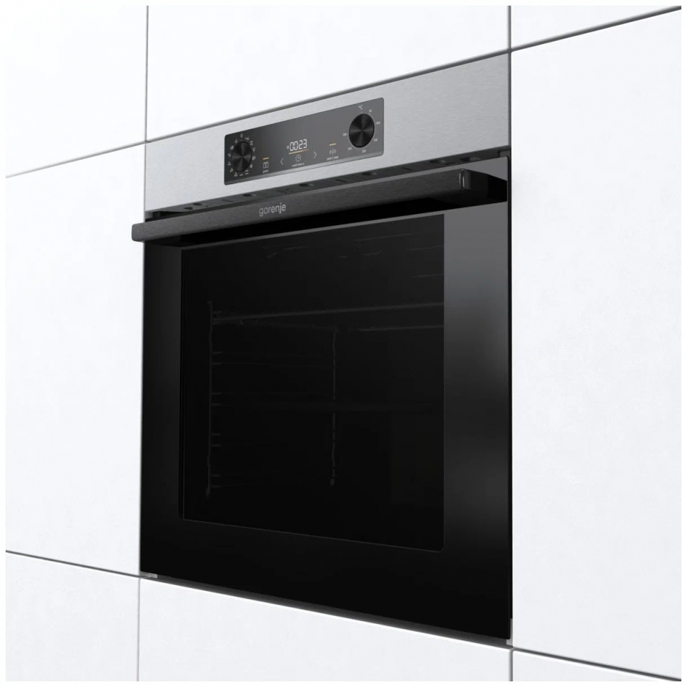 Электрический духовой шкаф Gorenje BOB 6737 E01 X, серебристый
