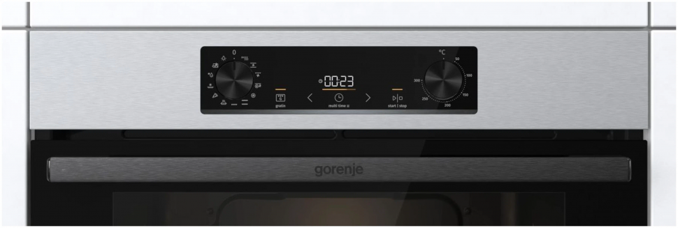 Электрический духовой шкаф Gorenje BOB 6737 E01 X, серебристый
