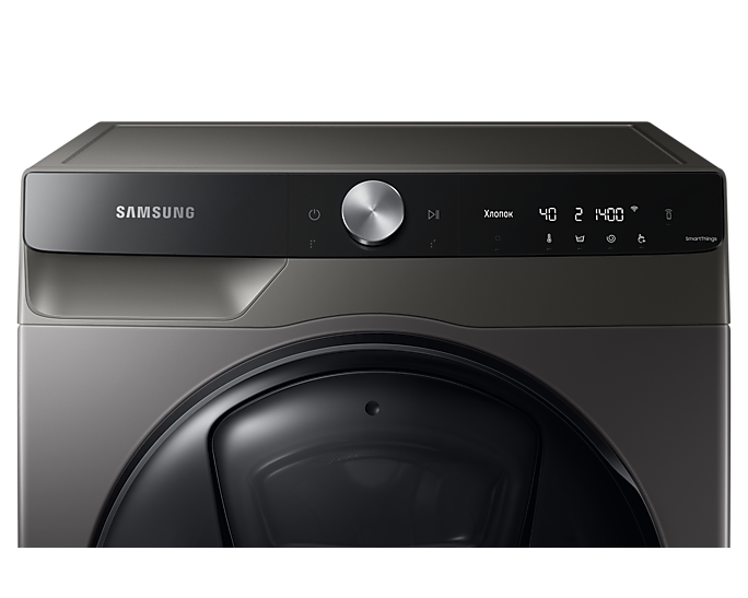 Стиральная машина с сушкой Samsung WD10T754CBX/LD, темно-серебристый