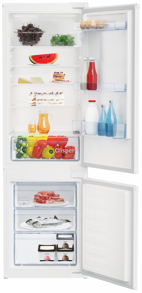 Встраиваемый холодильник Beko BCSA2750, белый