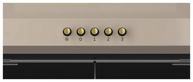 Купольная вытяжка Beko CWB 6410 CR, бежевый