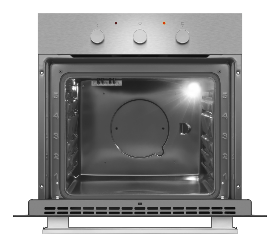 Электрический духовой шкаф Hansa BOEI64111, серебристый