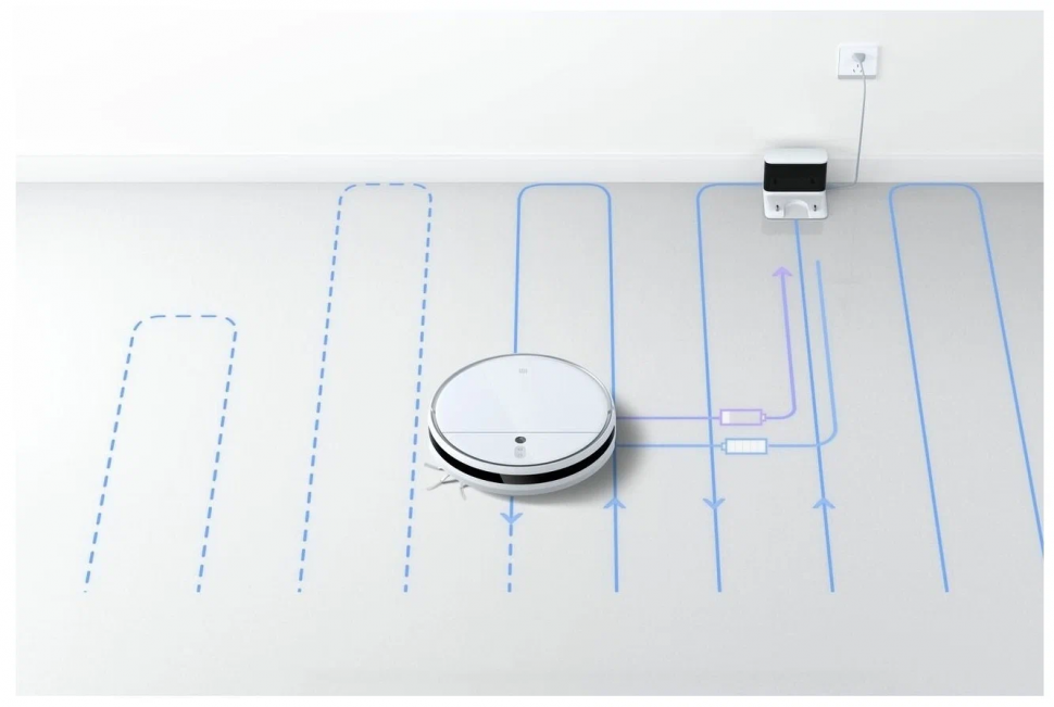 Робот-пылесос Xiaomi Mi Robot Vacuum-Mop 2 RU, белый