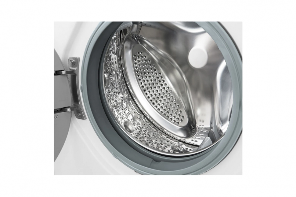 Стиральная машина LG F1296NDS1, белый/серебристый матовый