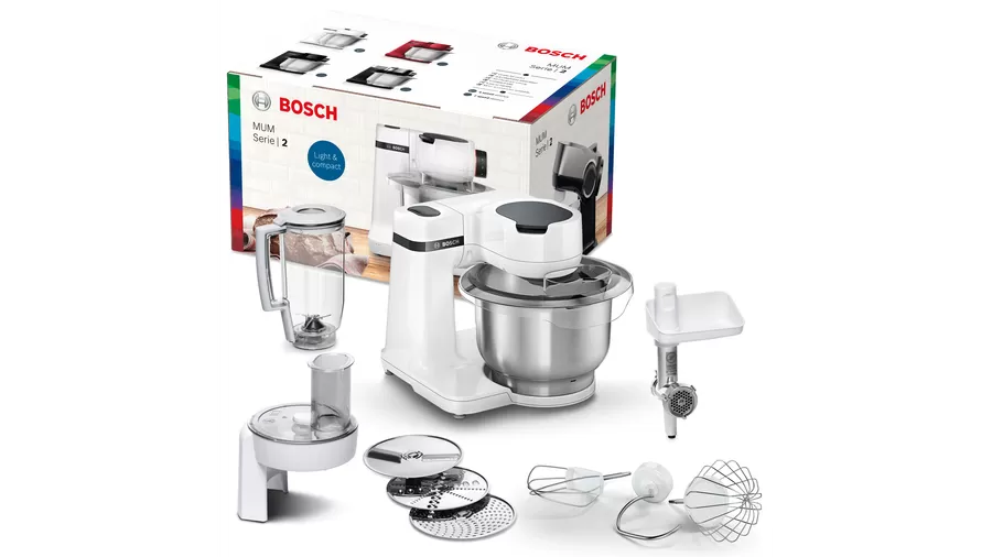 Кухонный комбайн Bosch MUMS2EW30, 700 Вт, белый