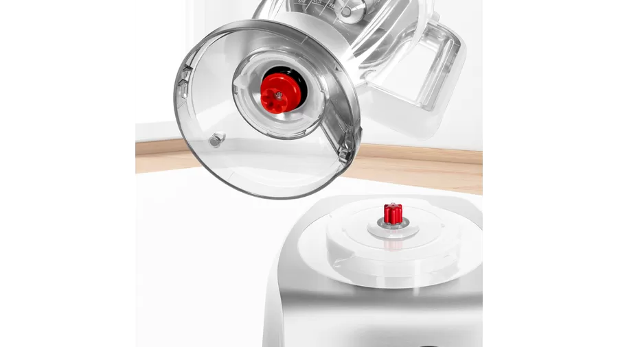 Кухонный комбайн Bosch MC812S814, 1250 Вт, белый/серебристый