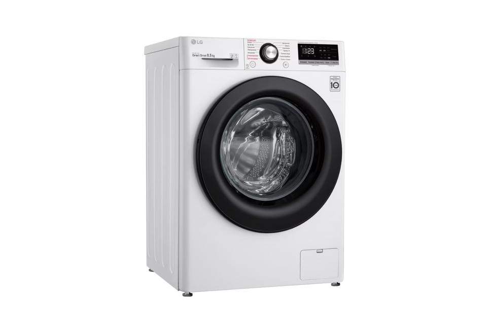 Стиральная машина LG F2V3GS6W, белый/черный