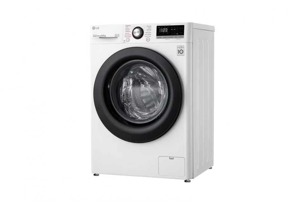 Стиральная машина LG F2V3GS6W, белый/черный