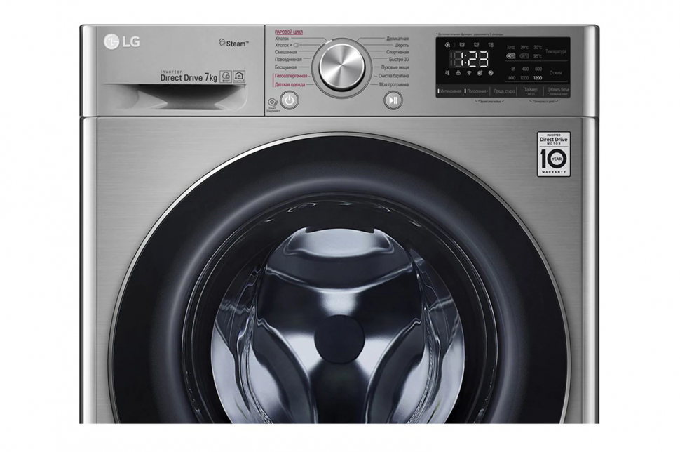 Стиральная машина LG F2V5HS2S, серебристый