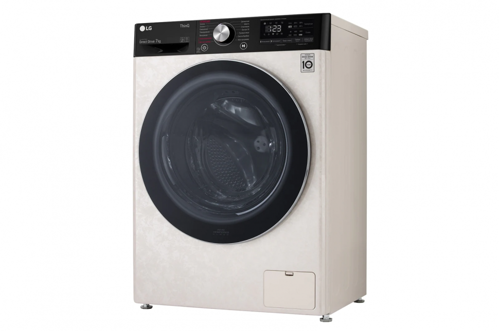 Стиральная машина LG F2V5HS9B, бежевый