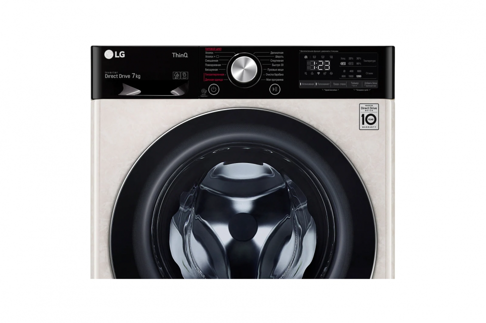 Стиральная машина LG F2V5HS9B, бежевый