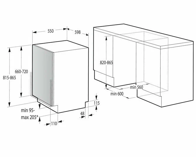 Встраиваемая посудомоечная машина Gorenje GV620D17S