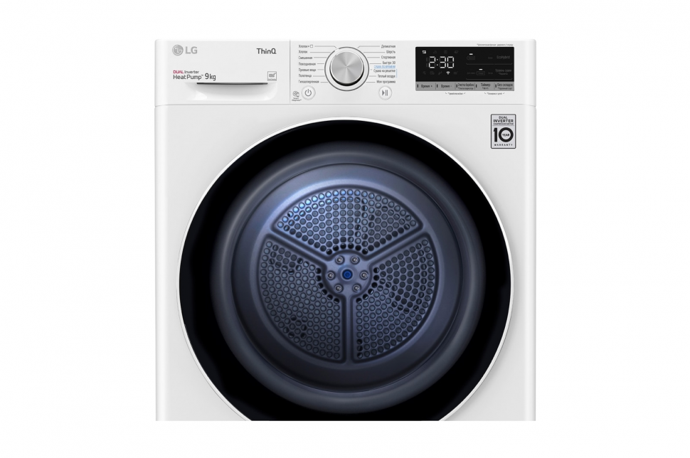 Сушильная машина LG DC90V5V0W, белый