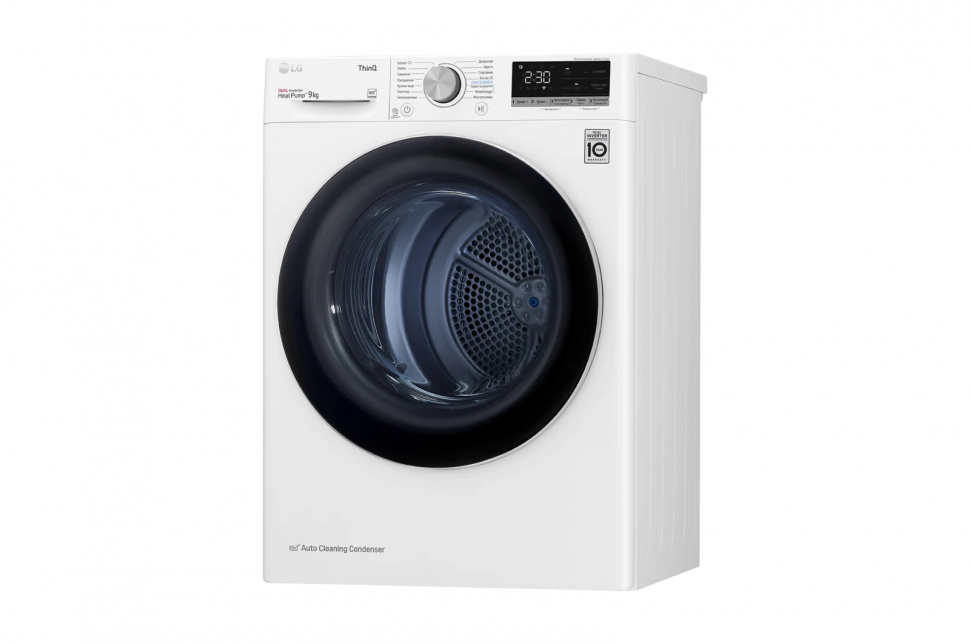 Сушильная машина LG DC90V5V0W, белый