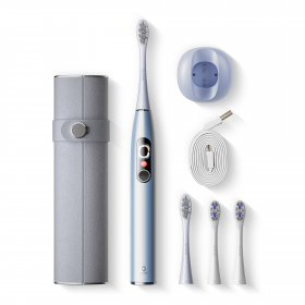 Электрическая зубная щетка Oclean X Pro Digital Set, серебряная