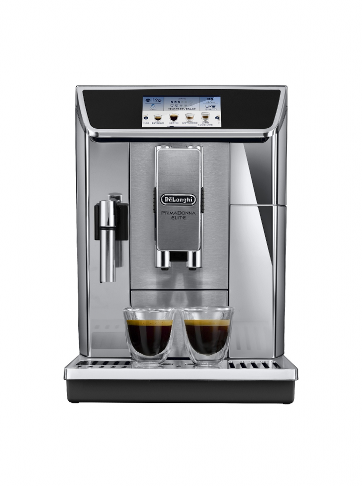 Кофемашина De'Longhi PrimaDonna Elite ECAM 650.75.MS, нержавеющая сталь/черный