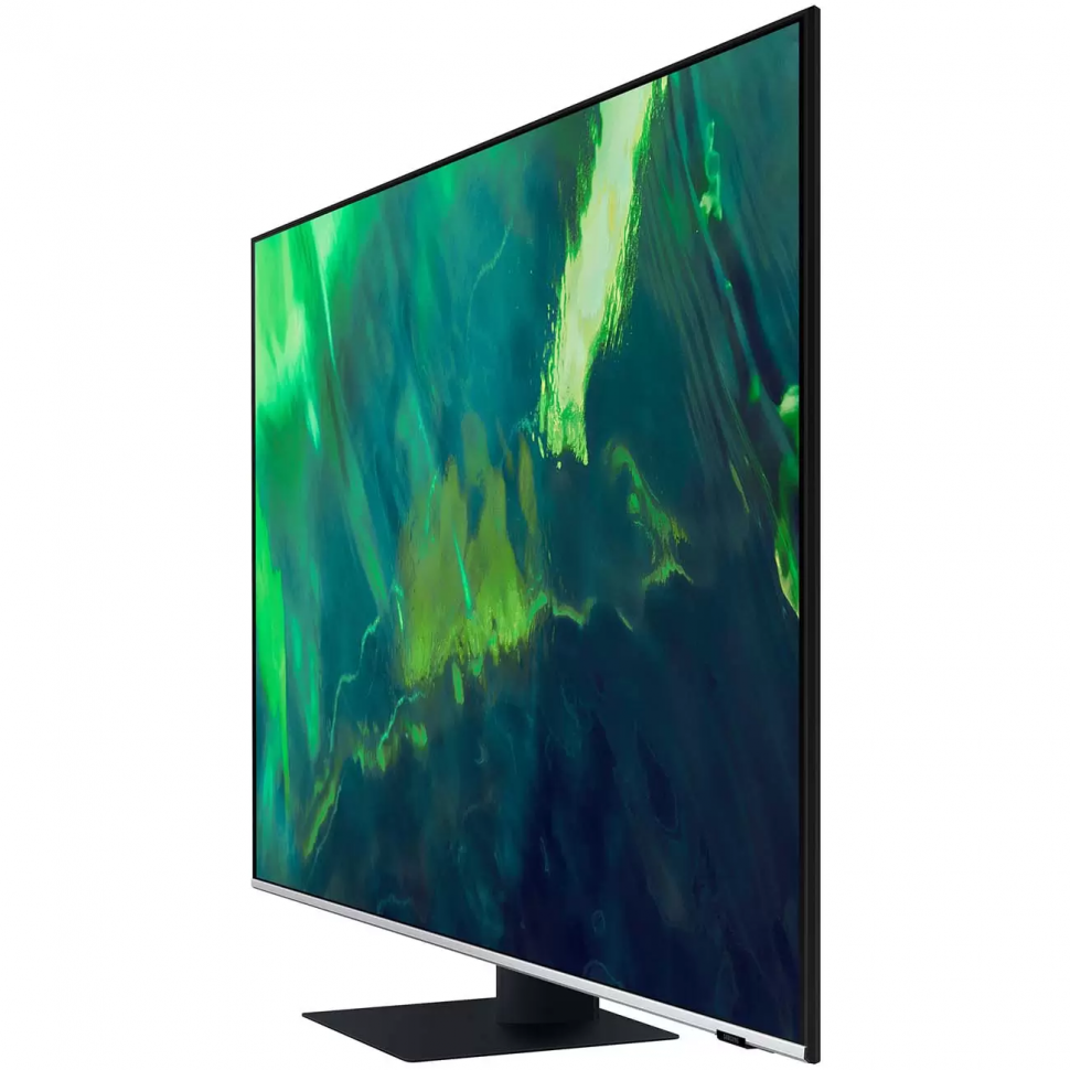Телевизор Samsung QE55Q77AAU 2021 QLED, HDR, черный