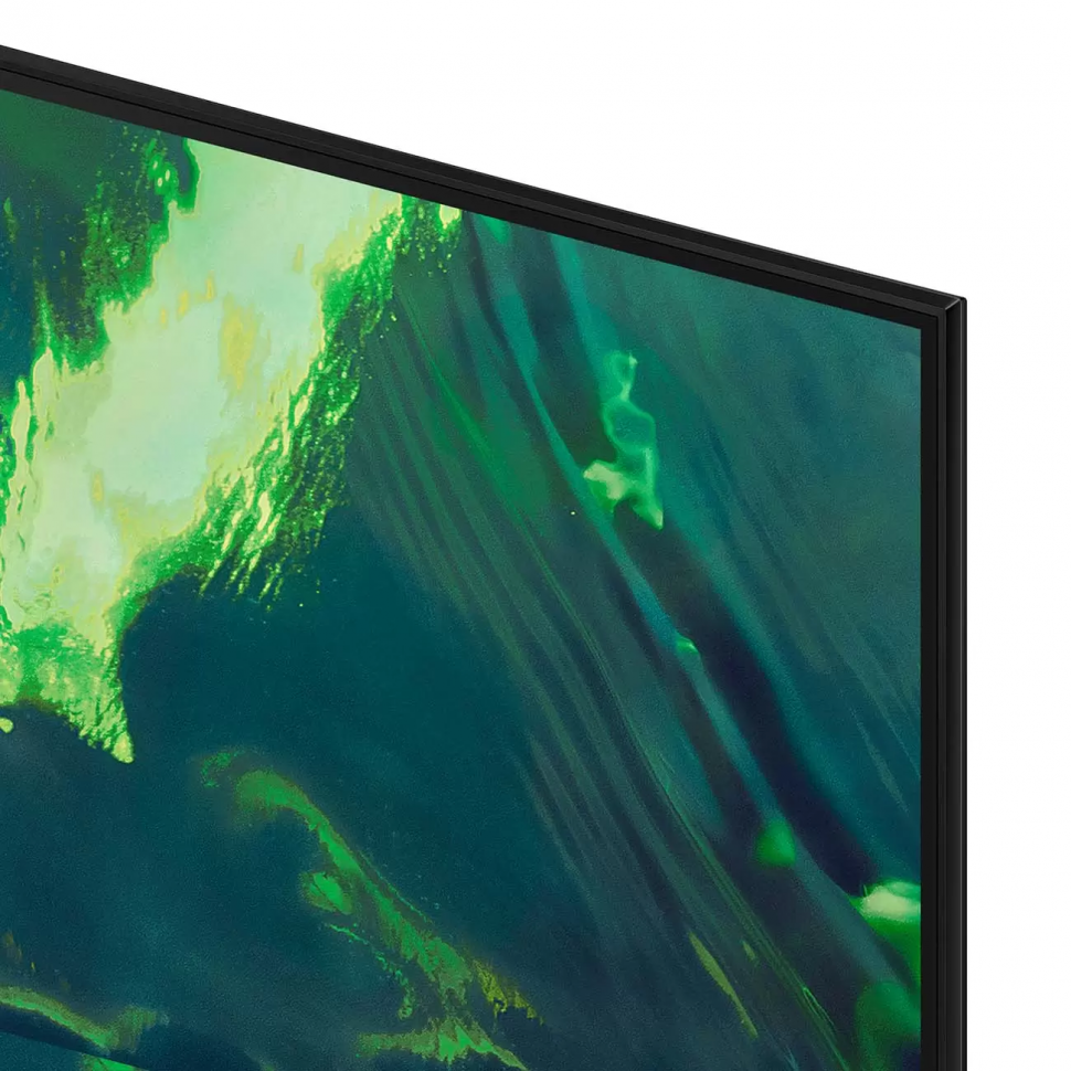 Телевизор Samsung QE55Q77AAU 2021 QLED, HDR, черный