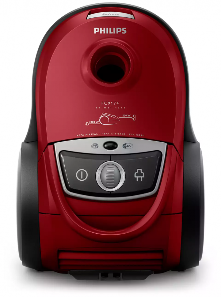 Пылесос Philips FC9174, красный