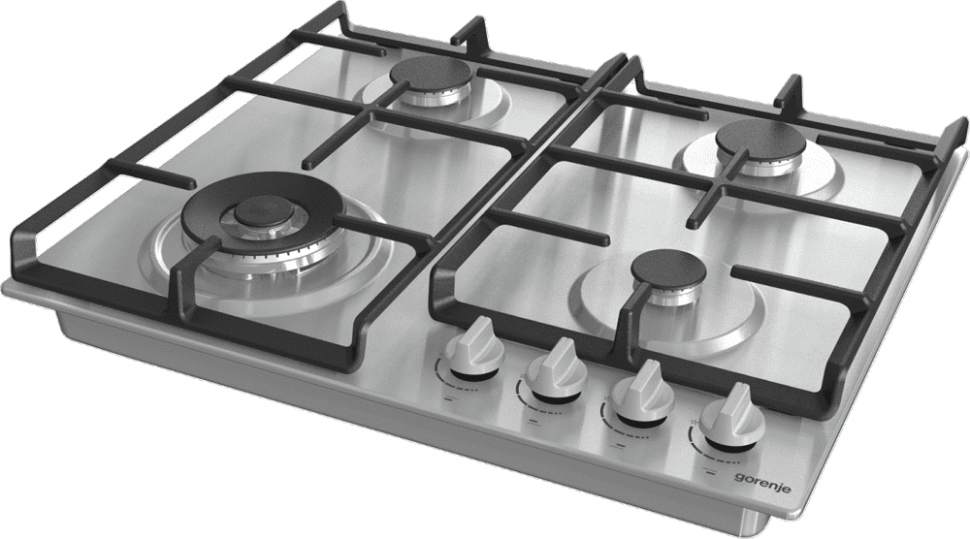 Газовая варочная панель Gorenje GW641EX, серебристый