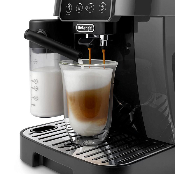 Кофемашина DeLonghi ECAM223.61. GB цвет черный мощность 1450Вт