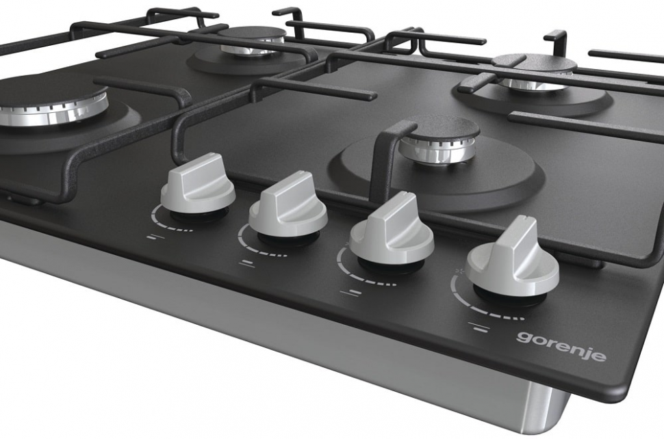 Газовая варочная панель Gorenje G640EXB, черный