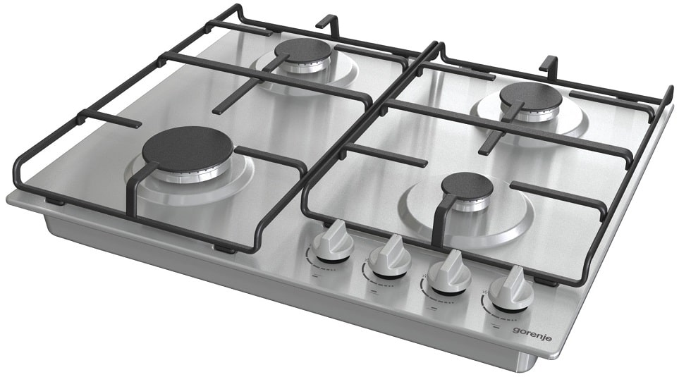 Газовая варочная панель Gorenje G640EX, серебристый