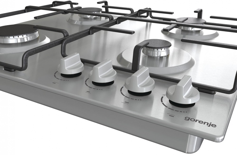 Газовая варочная панель Gorenje G640EX, серебристый