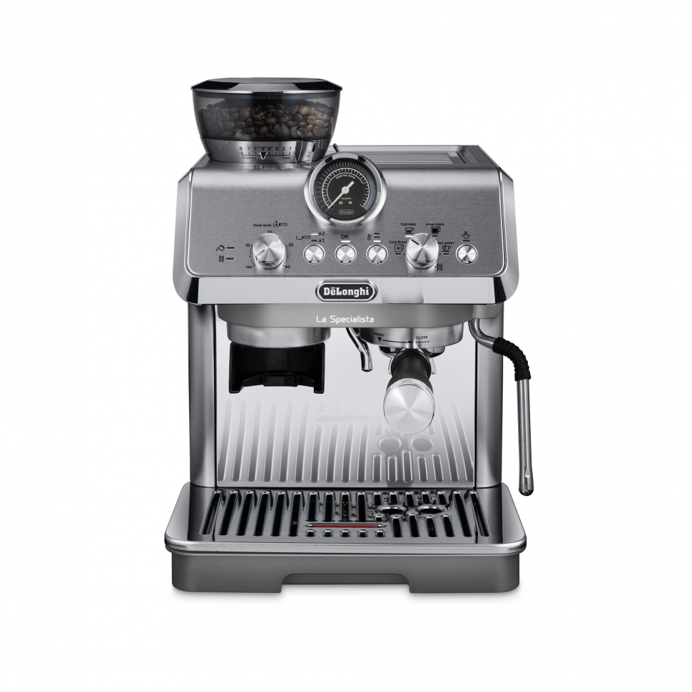 Кофеварка рожковая DeLonghi EC9255. M цвет серебристый