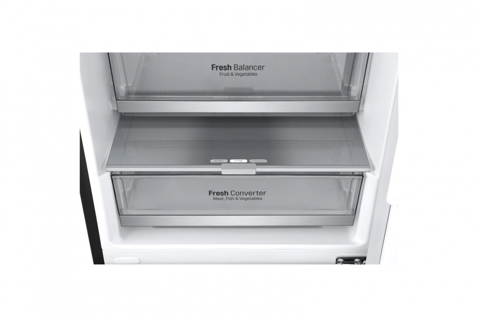 Холодильник LG DoorCooling+ GA-B509SBUM, черный