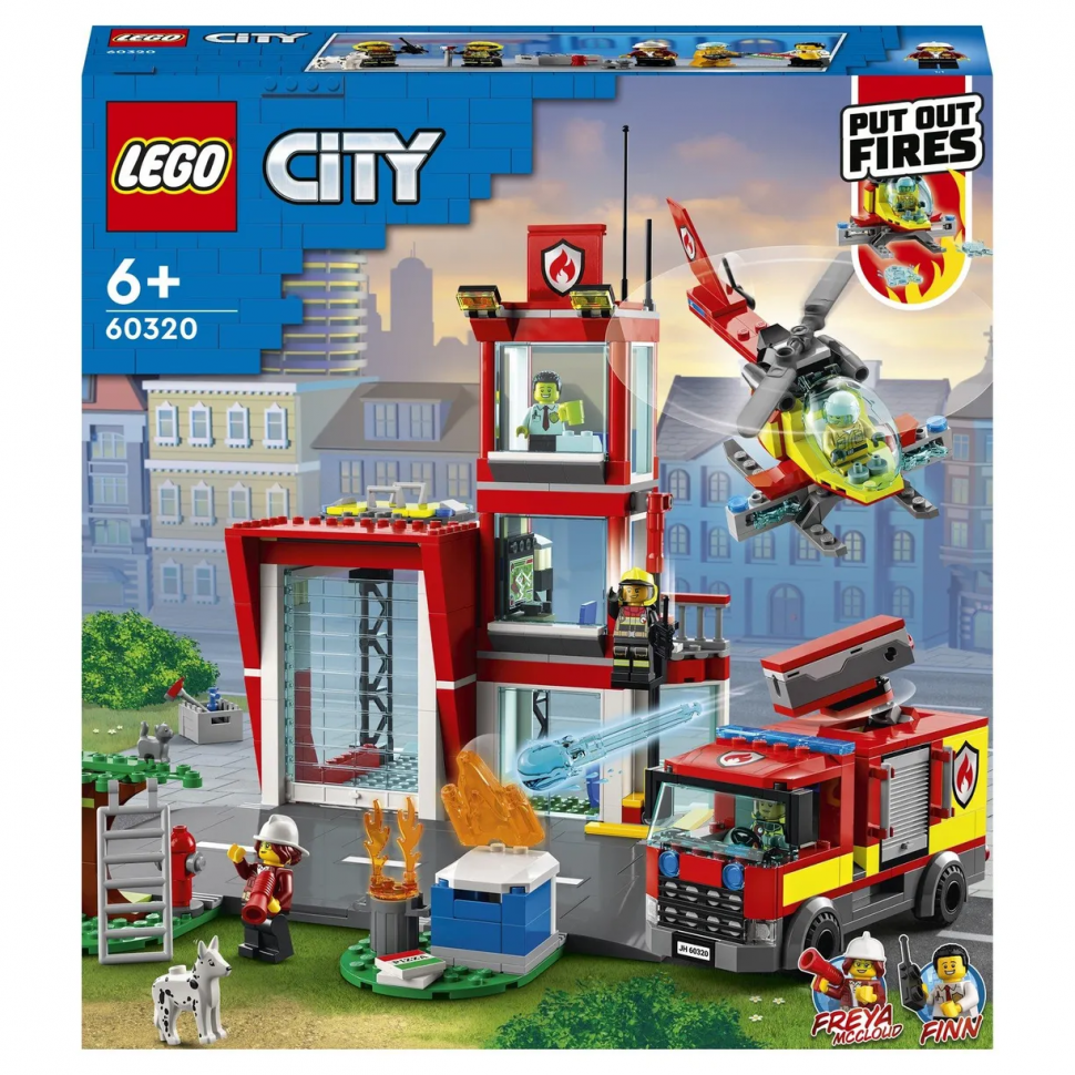 Конструктор LEGO City Fire 60320 Пожарная часть